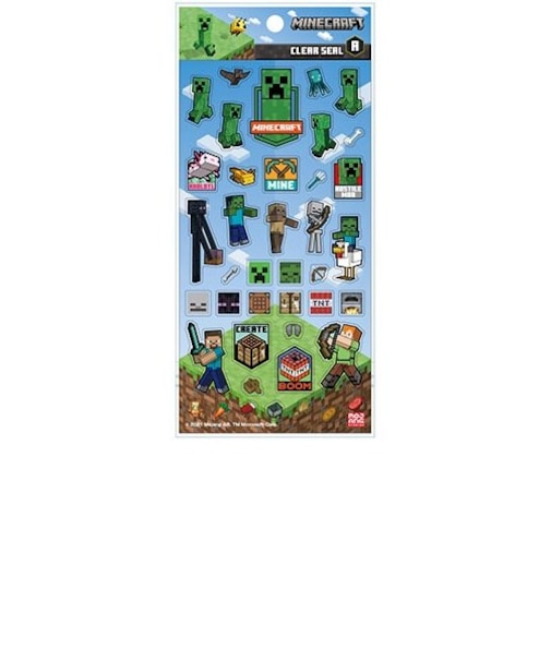 マインクラフト クリアシール