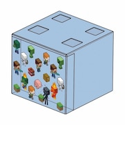 マインクラフト ブロック型小物ケース
