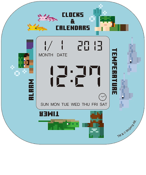 マインクラフト 回転時計