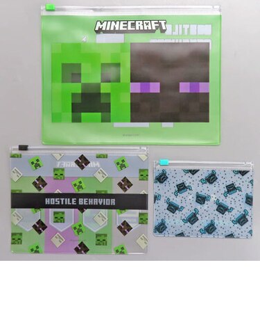 マインクラフト ３Pビニールバッグ