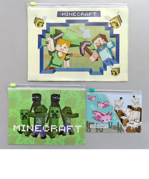 マインクラフト ３Pビニールバッグ