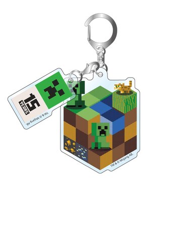 マインクラフト 15th アクリルキーチェーン