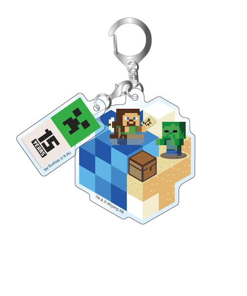 マインクラフト 15th アクリルキーチェーン