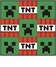 スクエアコースター クリーパー＆TNT