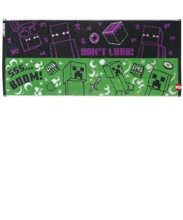 マインクラフト　ジャガードフェイスタオル