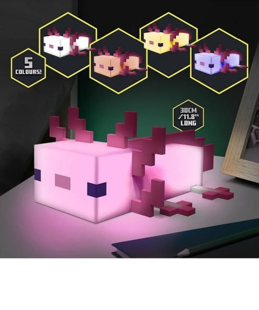 マインクラフト　ウーパールーパールームライト