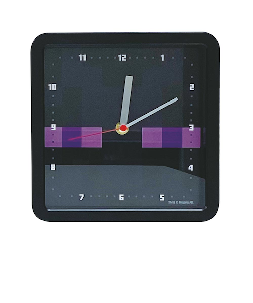 マインクラフト スクエアウォールクロック｜エヴリシングマイン