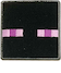 マインクラフト　サガラ刺繍コースター　エンダーマン