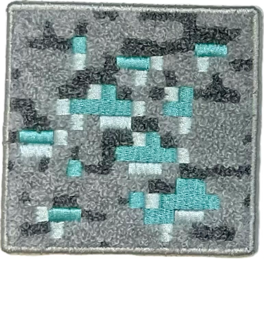 マインクラフト　サガラ刺繍コースター