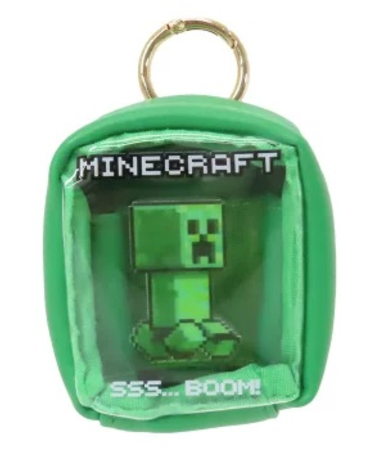 マインクラフト　カラビナ付きミニポーチ
