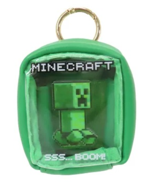マインクラフト　カラビナ付きミニポーチ