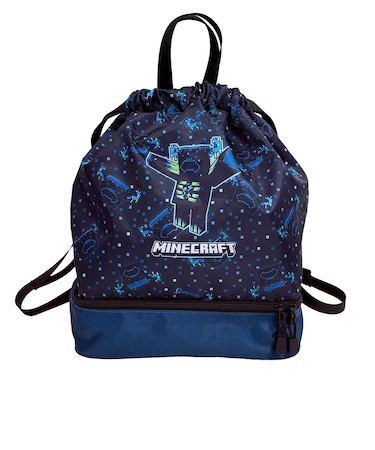 マインクラフト　2層式ナップサック