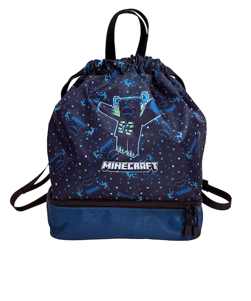 マインクラフト　2層式ナップサック