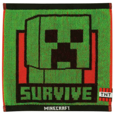 マインクラフト　ジャガードミニタオル