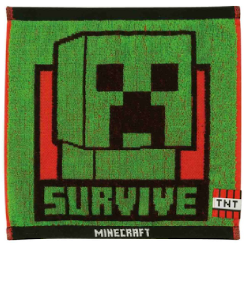 マインクラフト　ジャガードミニタオル