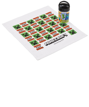 マインクラフト　抗菌ケース付おしぼり