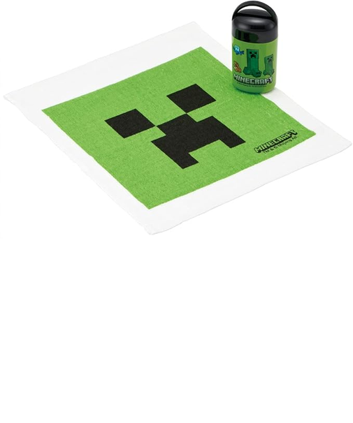 マインクラフト　抗菌ケース付おしぼり