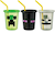 マインクラフト　ストロー付きタンブラー3個セット