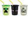 マインクラフト　ストロー付きタンブラー3個セット