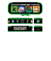 マインクラフト　フルオープンポーチ