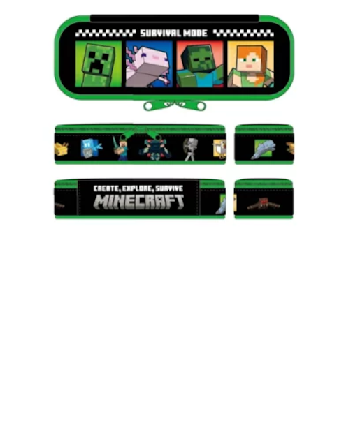マインクラフト　フルオープンポーチ