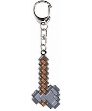 マインクラフト　ピクセルメタルキーホルダーAS