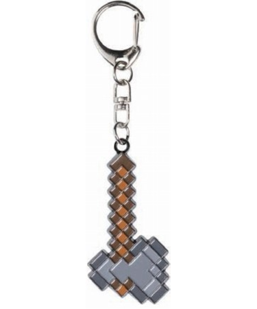 マインクラフト　ピクセルメタルキーホルダーAS