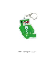 マインクラフト【カラフルピーチ】両面アクリルキーホルダー