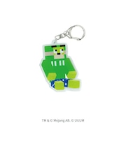 マインクラフト【カラフルピーチ】両面アクリルキーホルダー