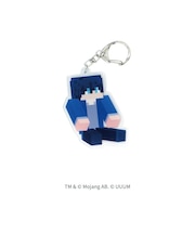 マインクラフト【カラフルピーチ】両面アクリルキーホルダー