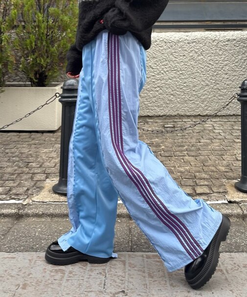 【etsinta】リメイクトラックパンツ/ラインパンツ