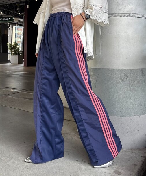 【etsinta】リメイクトラックパンツ/ラインパンツ