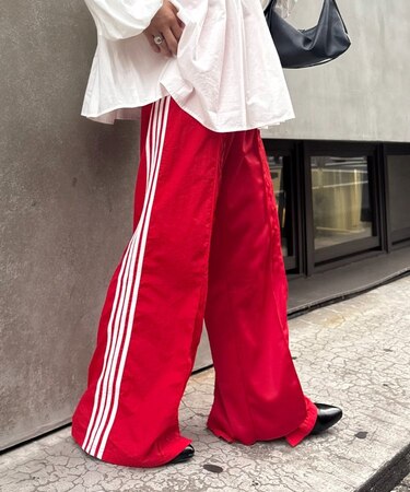 【etsinta】リメイクトラックパンツ/ラインパンツ