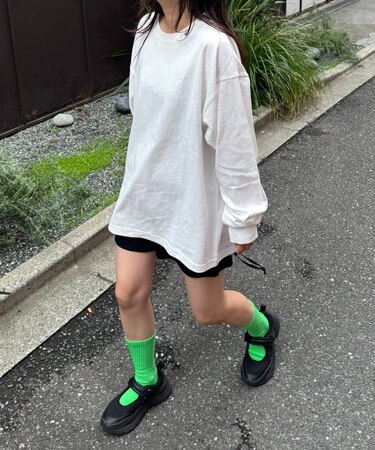 オーバーサイズロンTee
