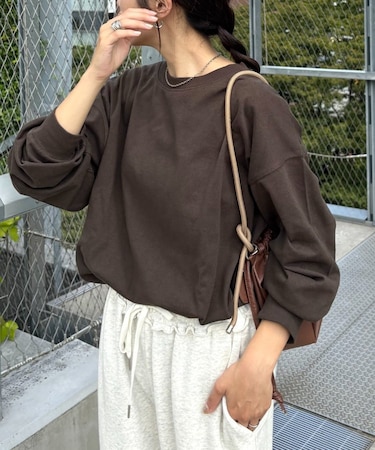 【洗ってもよれにくい】ユニセックスオーバーサイズスウェtee