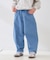 【KIDS】【TYPY DENIM】甘織り裾フリンジカーブデニム