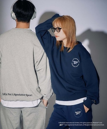 【Reebok別注】サークル刺繍スウェット