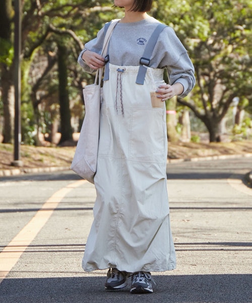 ドーバーストリート購入　ノアールバルーンワンピース　ジャンバースカート ドーバーストリート購入 ノアールバルーンジャンスカ リップストップ
