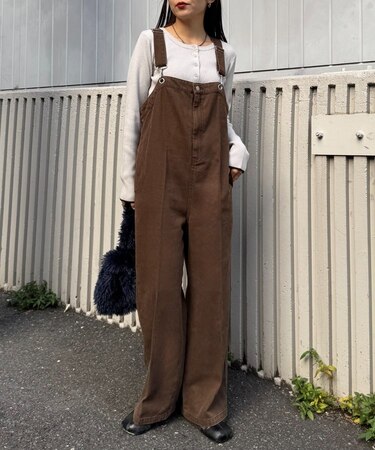 【新色追加】【WILLOW】デニムサロペット