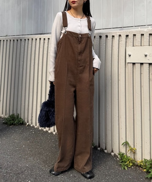 【新色追加】【WILLOW】デニムサロペット