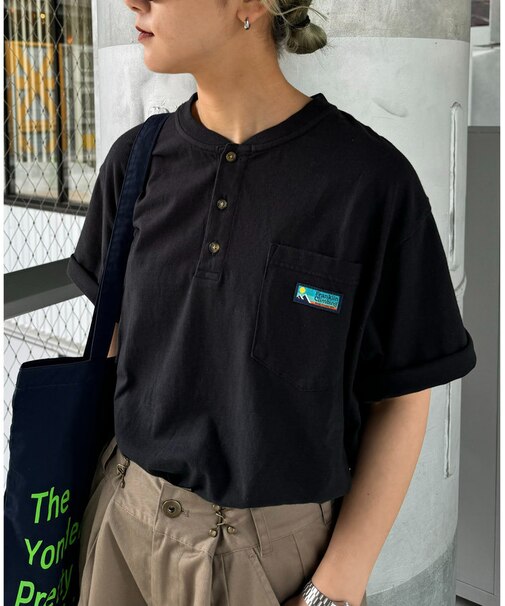【Franklin Climbing】ヘンリーネック半袖Tee
