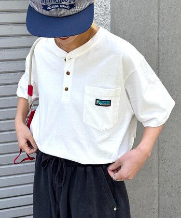 【Franklin Climbing】ヘンリーネック半袖Tee