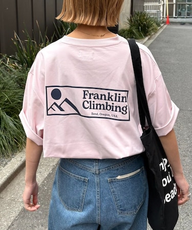 【Franklin Climbing】グラフィックバックロゴ半袖Tee