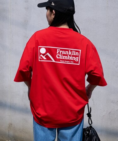 【Franklin Climbing】グラフィックバックロゴ半袖Tee