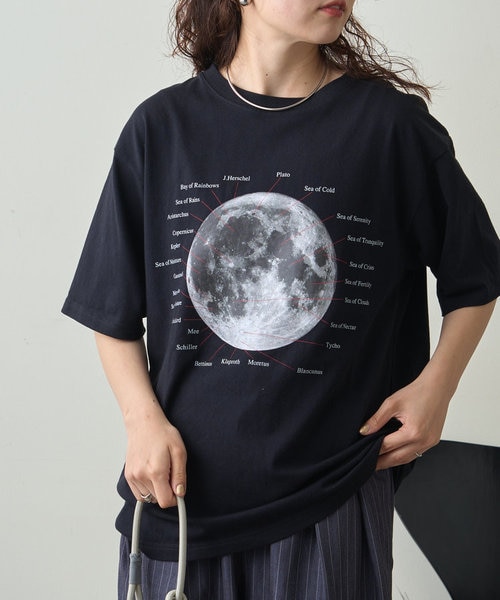 主役級Tee！】ムーンクレーターロゴプリントTee｜チャオパニック