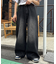 【新色追加】【UNISEX】オーバーダイワイドデニムパンツ