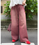 【新色追加】【UNISEX】オーバーダイワイドデニムパンツ