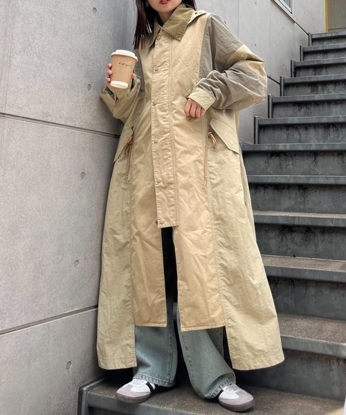 etsinta/エシンタ】リメイクナイロンワークコート｜チャオパニック