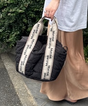 新色登場！！【MumME】ジャガードテープキルティングスクエアトートBAG
