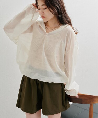 【WEB限定】(4点セット)透かし柄ビスチェ付き水着